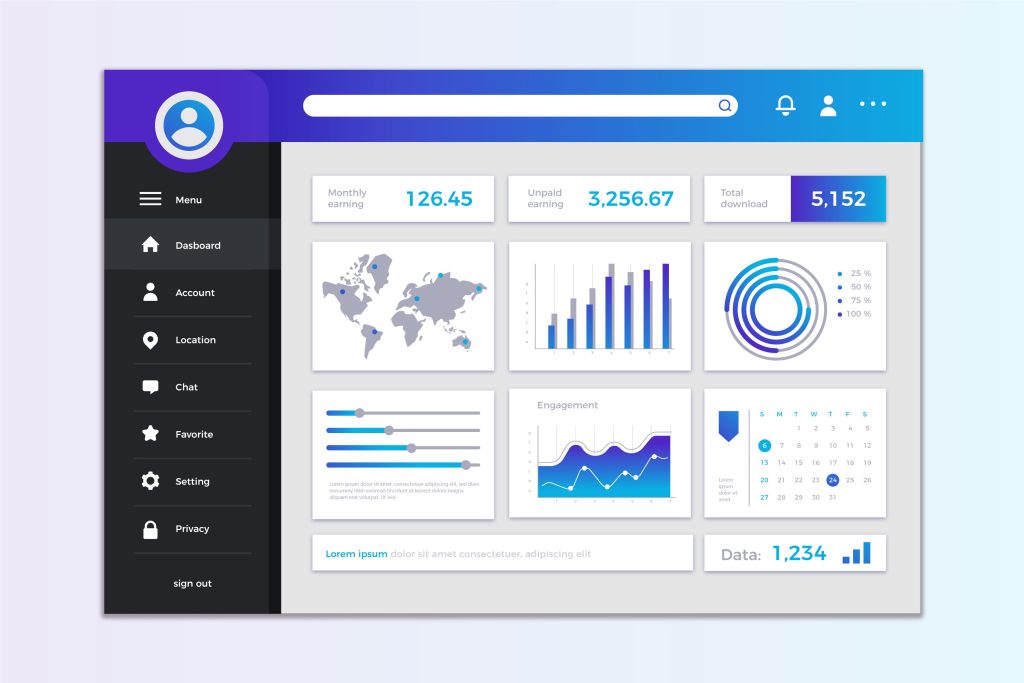 dashboard graphics